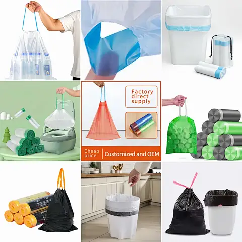 drawstring plastic bag